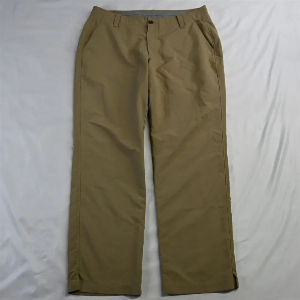 Under Armour 36 x 30 Khaki 1248089 Stretch Match Play Golf Mens Dress Pants